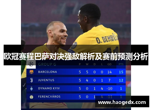 欧冠赛程巴萨对决强敌解析及赛前预测分析